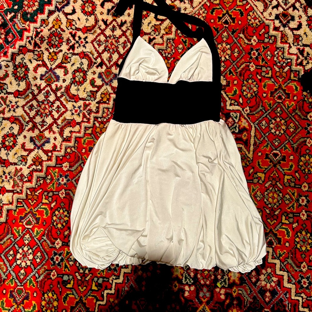 Bubble dress, cotton blend. Size small